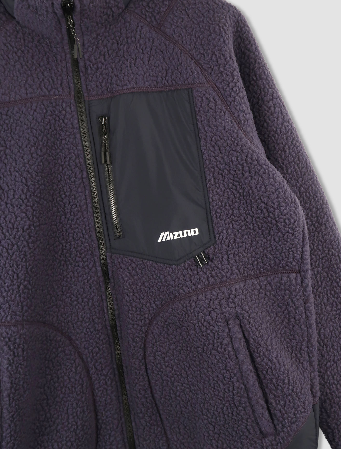 Shop Mizuno Polaretc Thermalloft Reversible Jacket In Midnight Plum