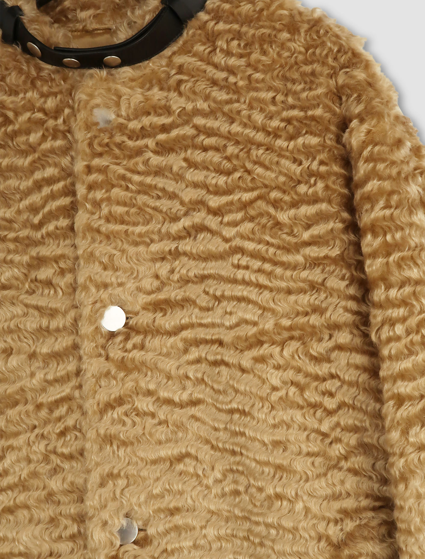 Shop Jil Sander Coat 24 Wl In Gold Earth