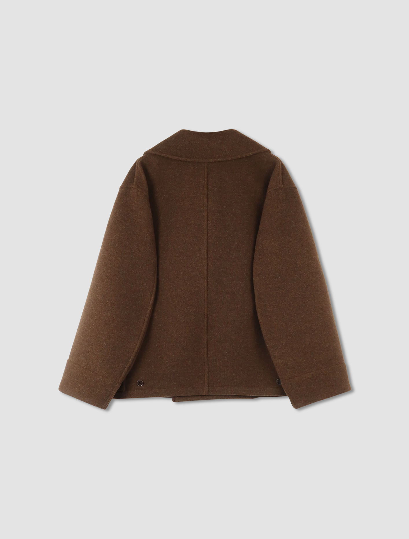 Shop Lemaire Peacoat Dispatch In Brown Chine