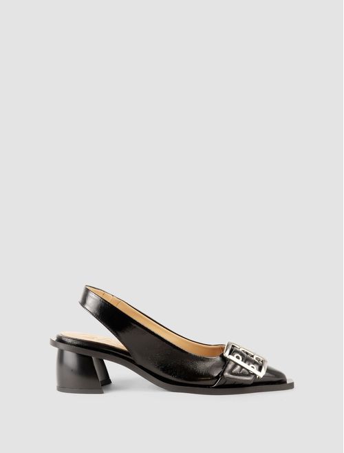 Slingback pump Buckle Naplack