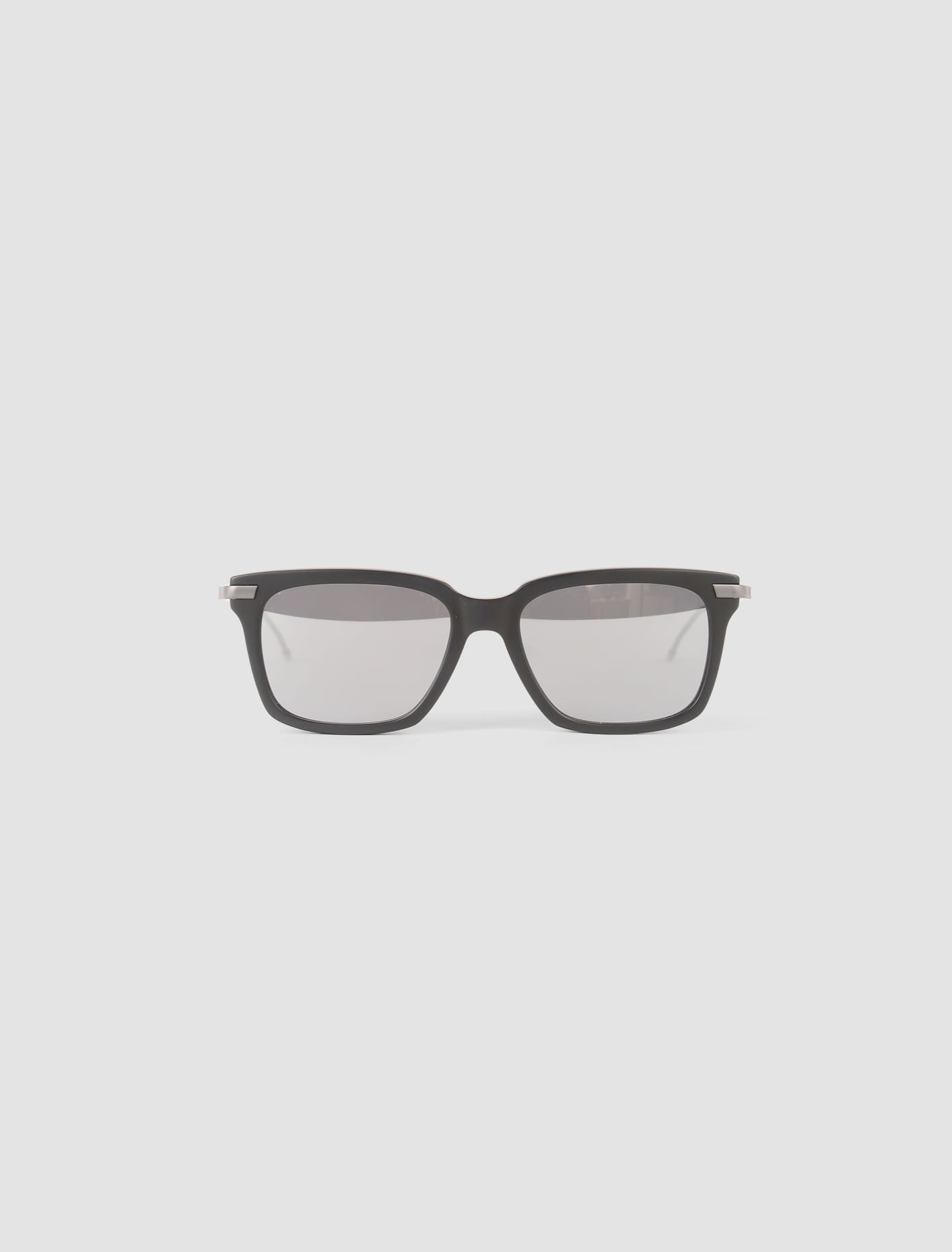 Shop Thom Browne Rectangular Sunglasses In Black