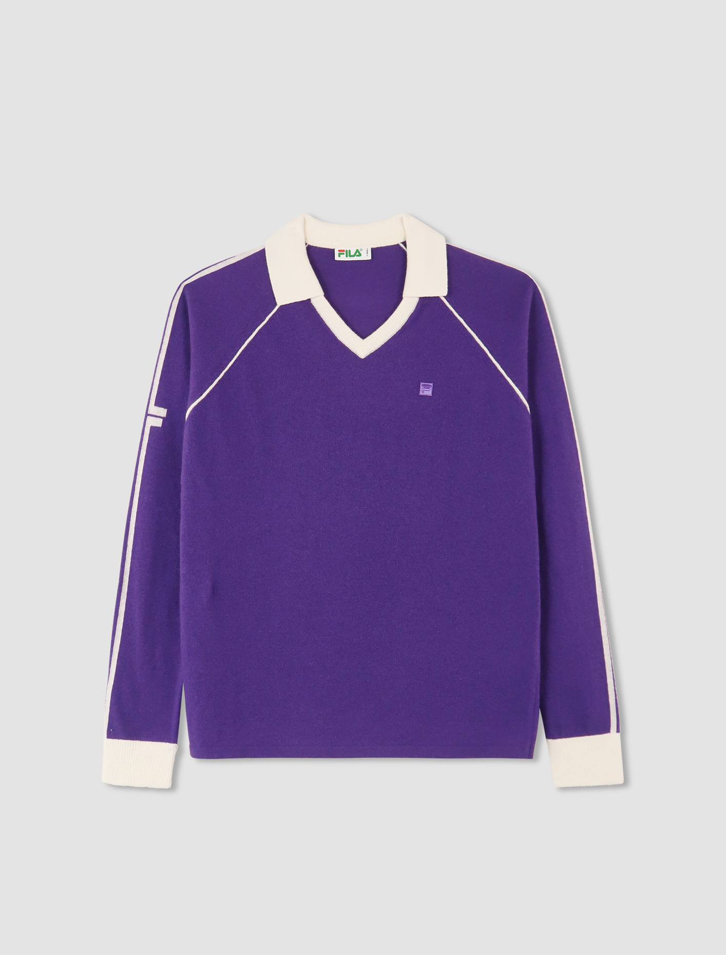 Shop Fila Team F+ Jersey Top In Purple