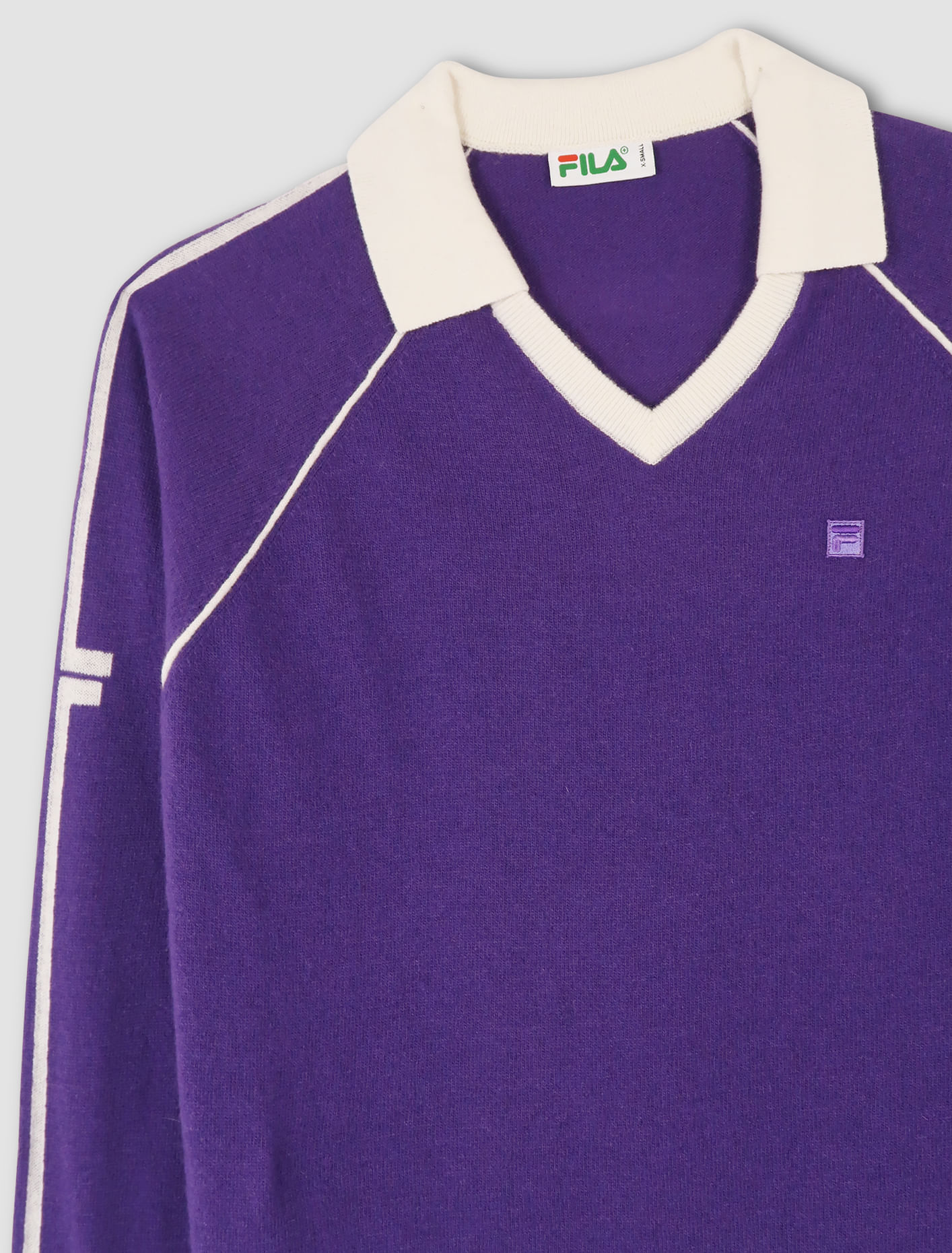 Shop Fila Team F+ Jersey Top In Purple