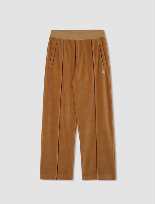 Pantaloni track velour F+