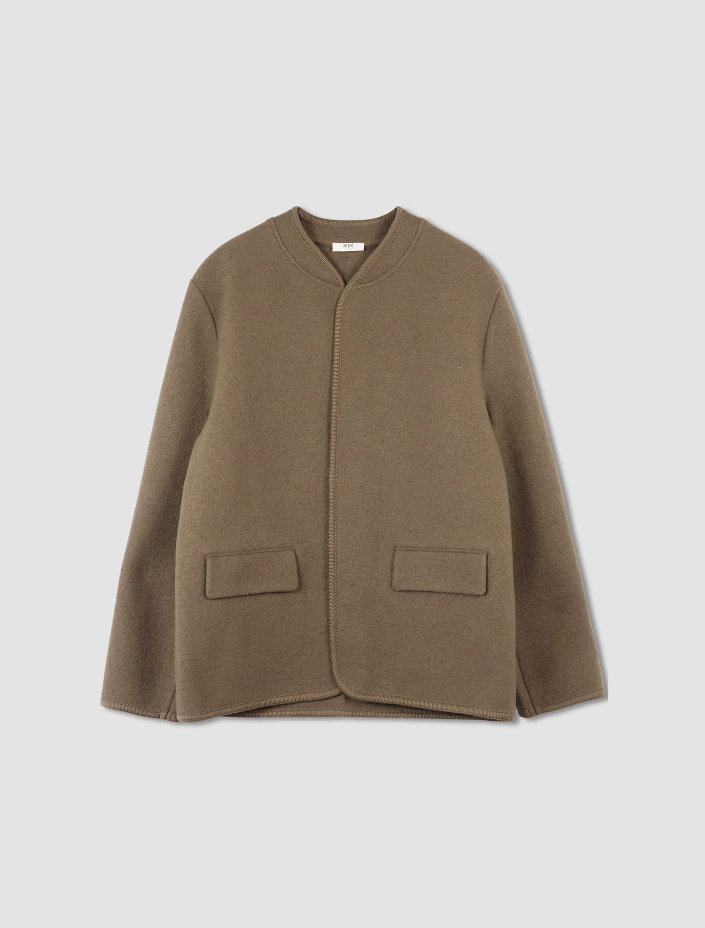 Shop Rier Walker City Jacket In Castoro