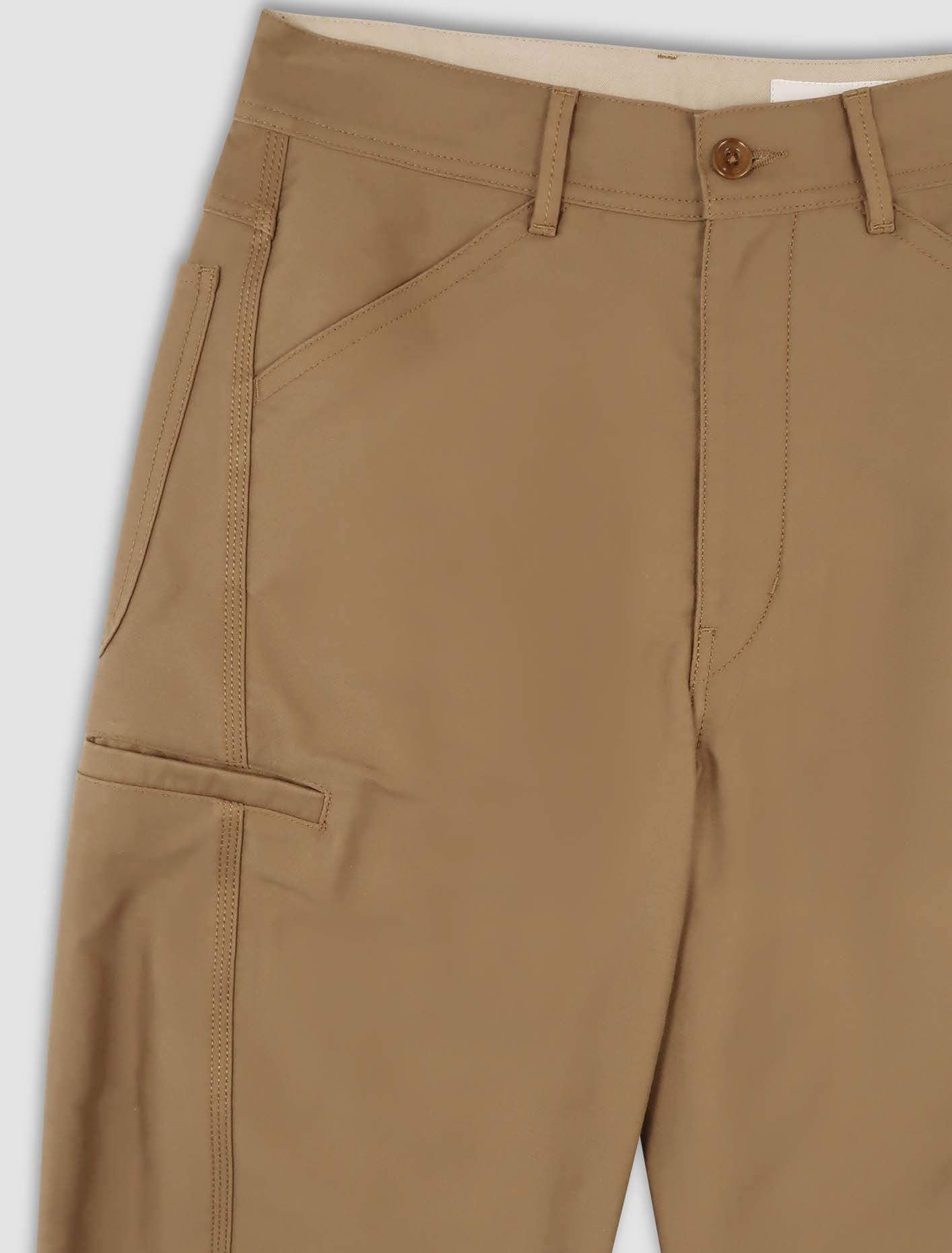 Shop Lemaire Pantaloni Twisted Workwear In Camel