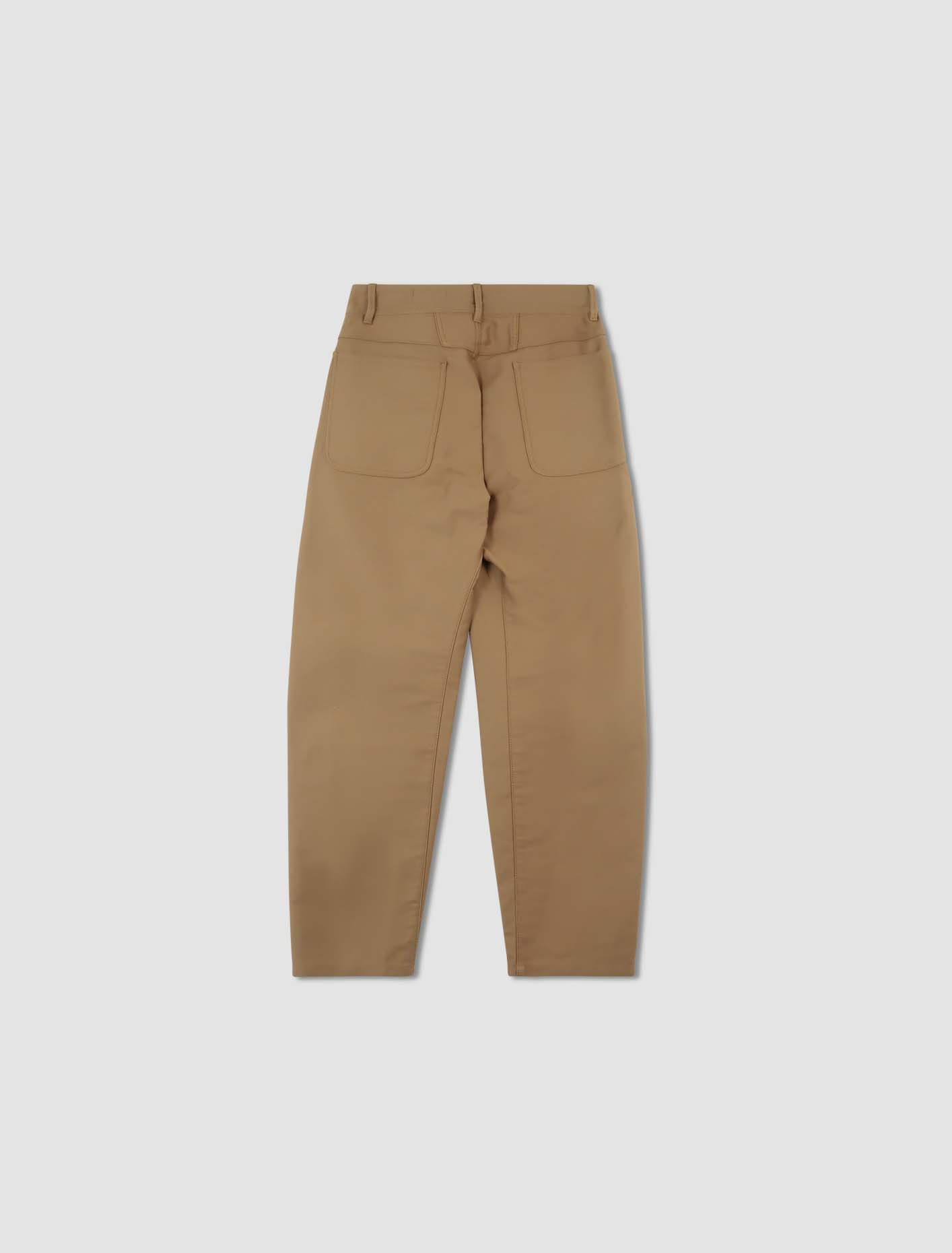 Shop Lemaire Pantaloni Twisted Workwear In Camel