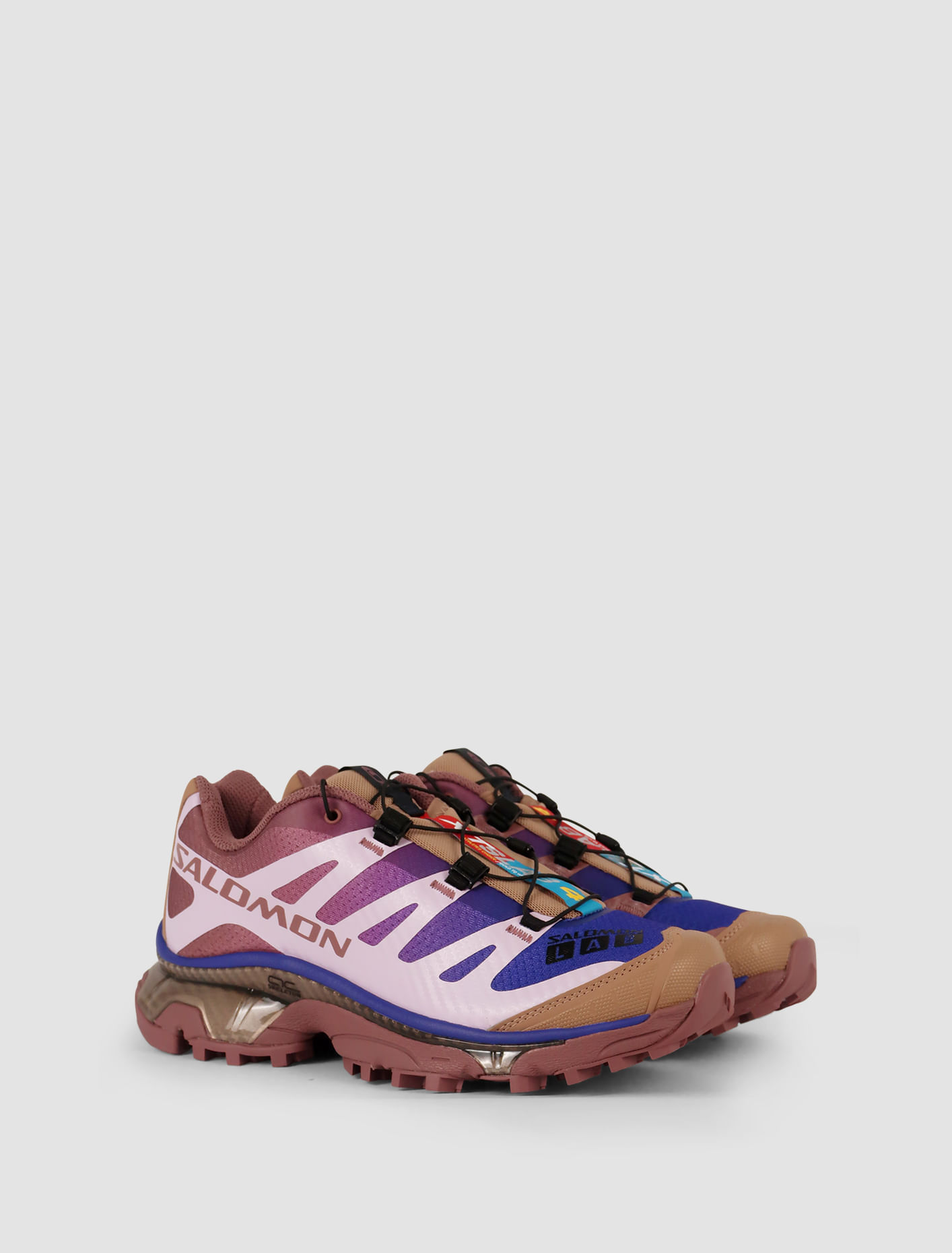 Shop Salomon Xt-4 And Sneakers In Portabella,rose Taupe,liberty