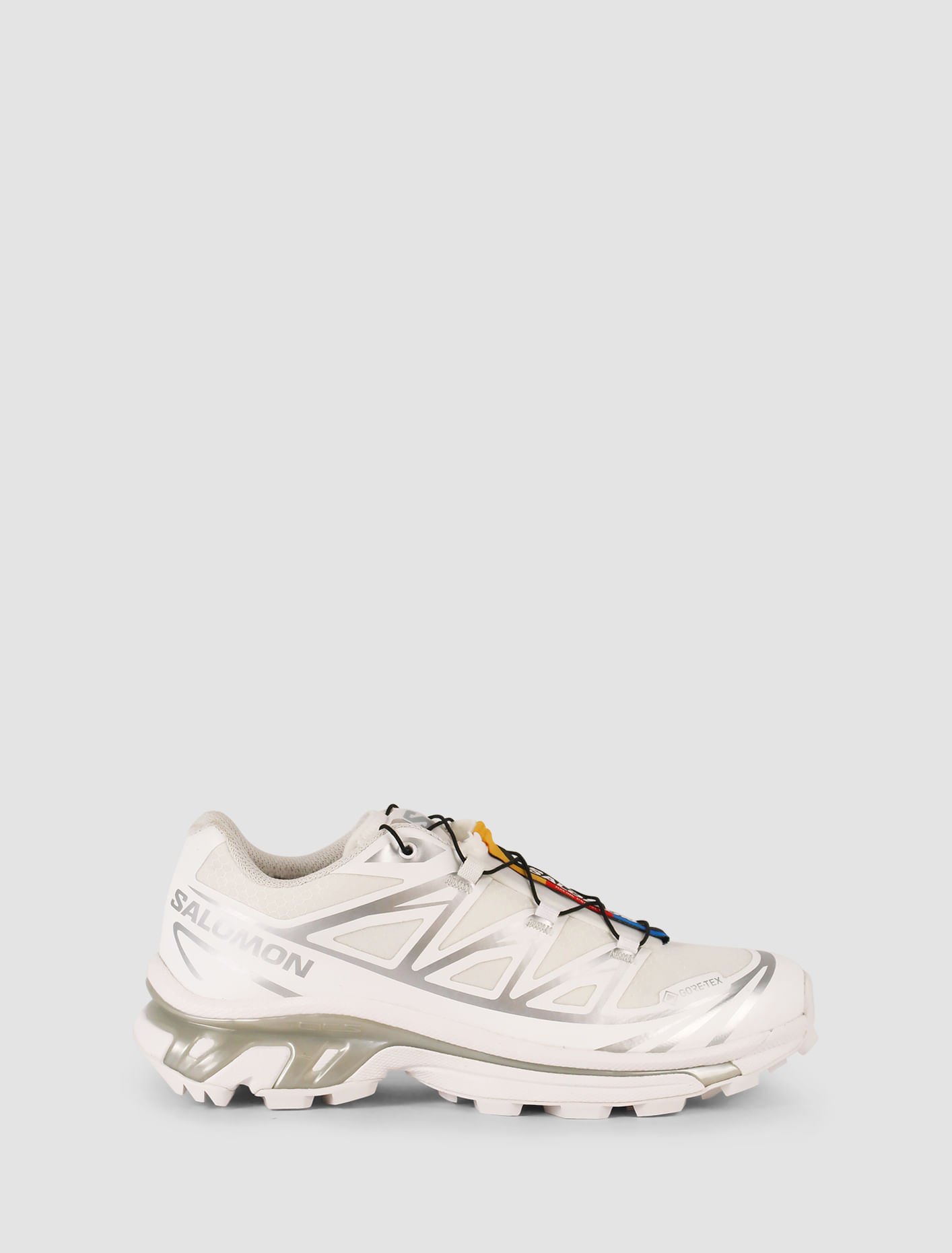 Shop Salomon Sneakers Xt-6 Gtx In White,white,ftw Silver