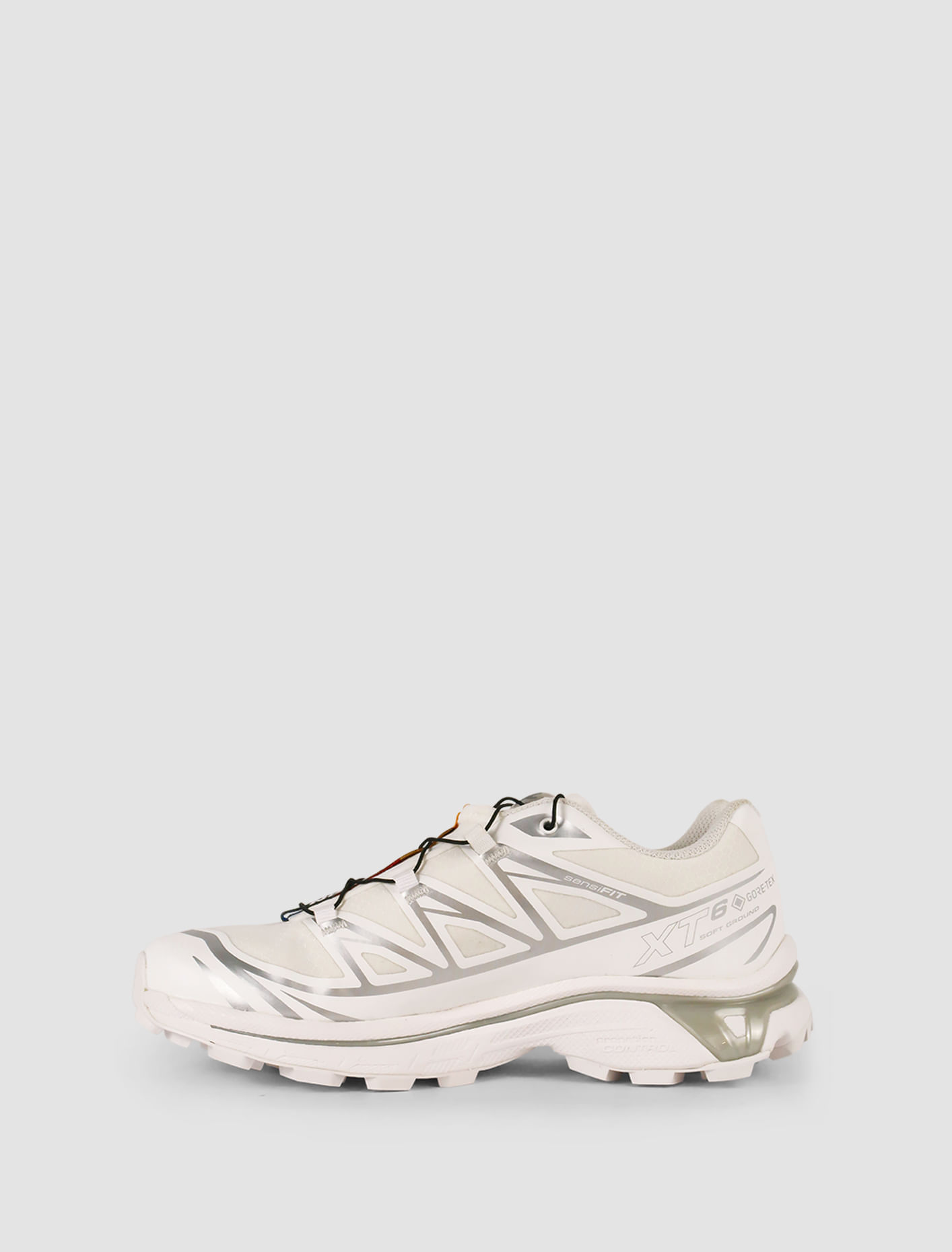 Shop Salomon Sneakers Xt-6 Gtx In White,white,ftw Silver