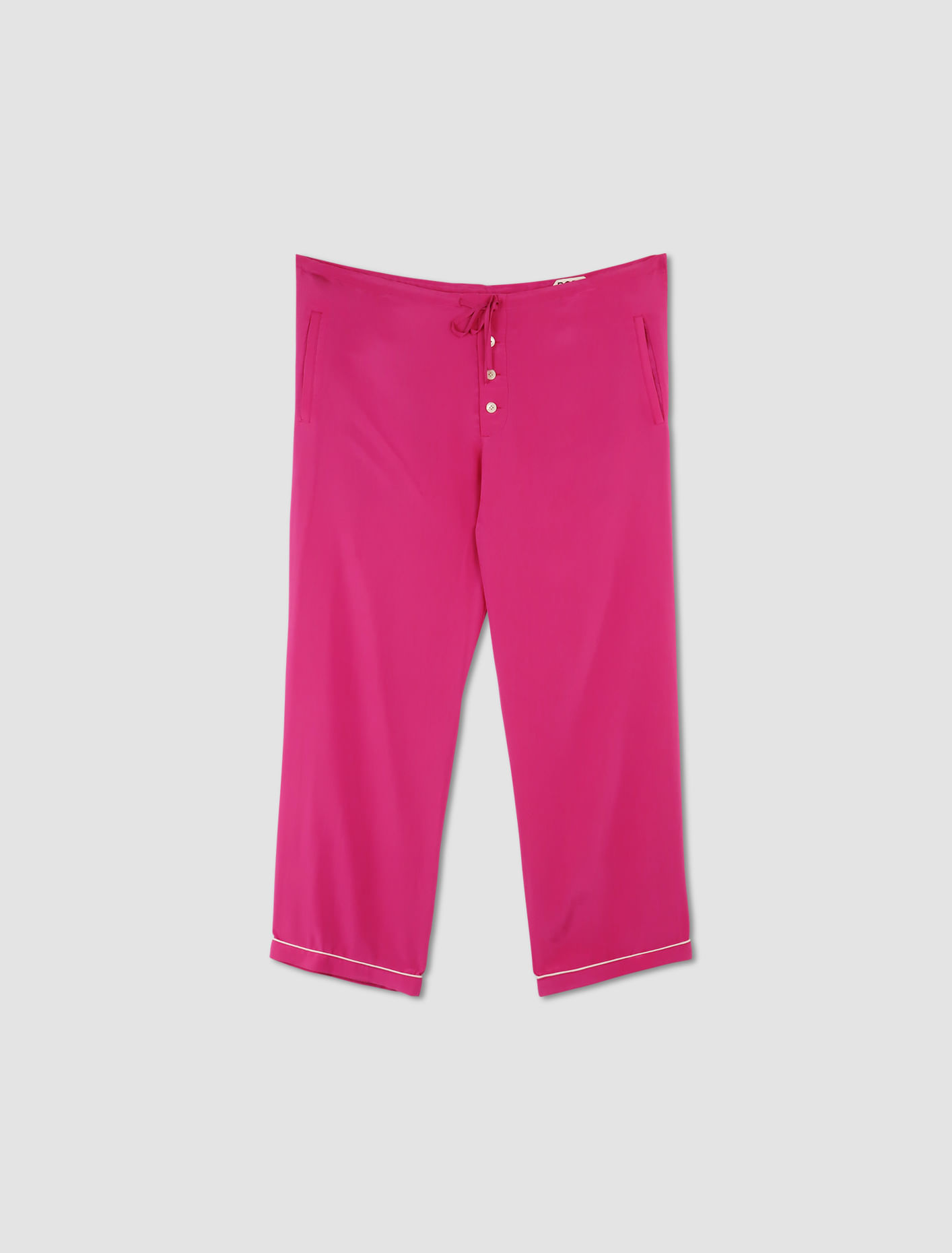 Shop Bode Shadow Jasmine Pajama Pants In Rosa