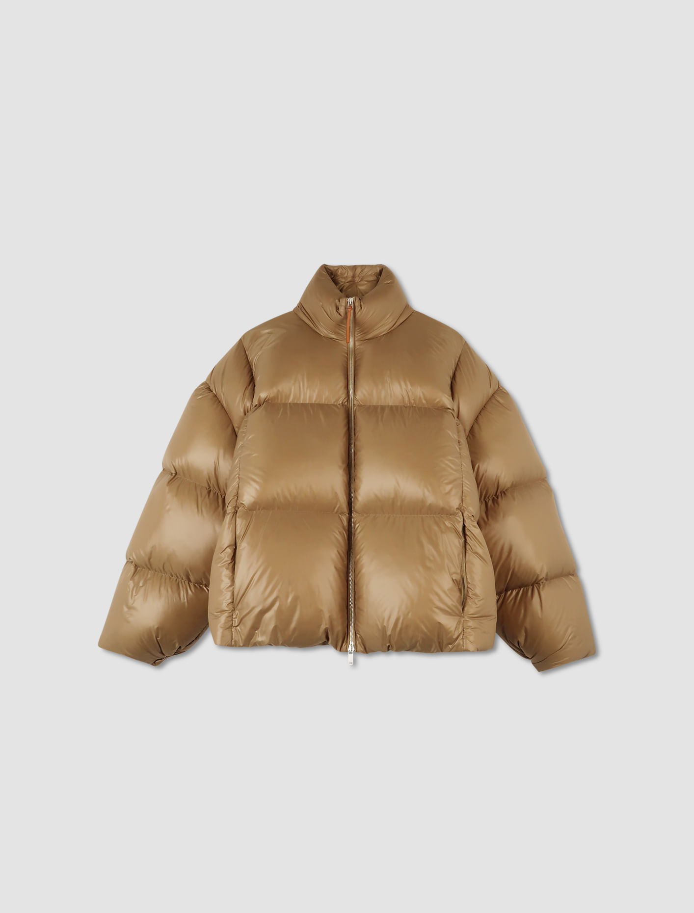 Shop Jil Sander Down Jacket 161 In Beaver