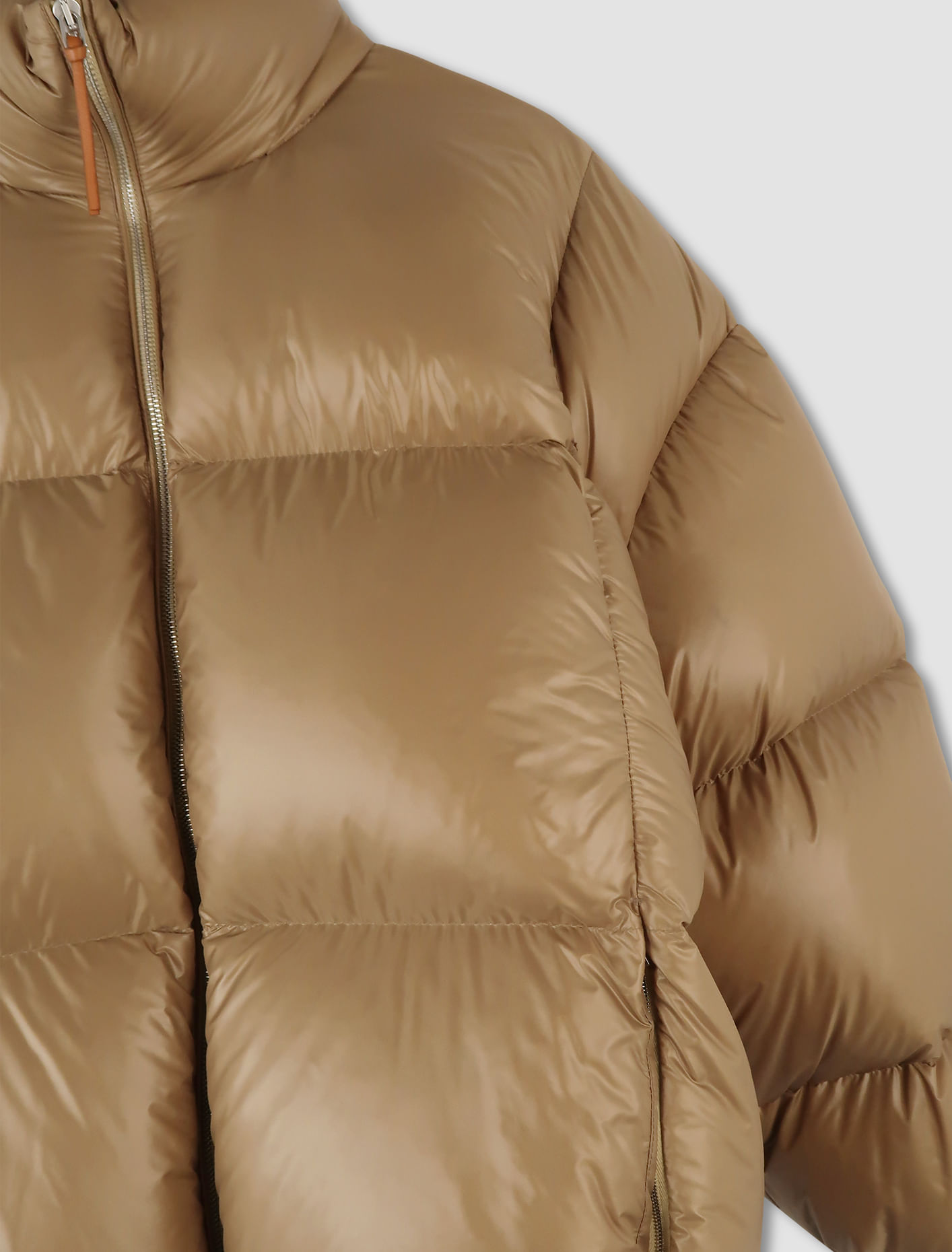 Shop Jil Sander Down Jacket 161 In Beaver