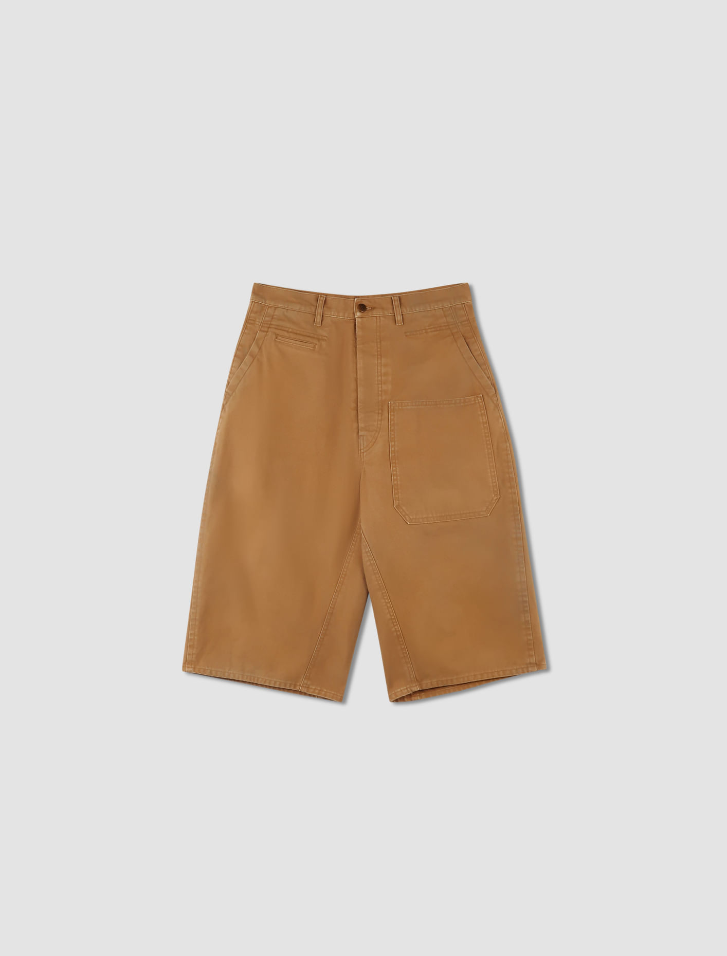 Shop Maison Margiela Shorts In Ochre