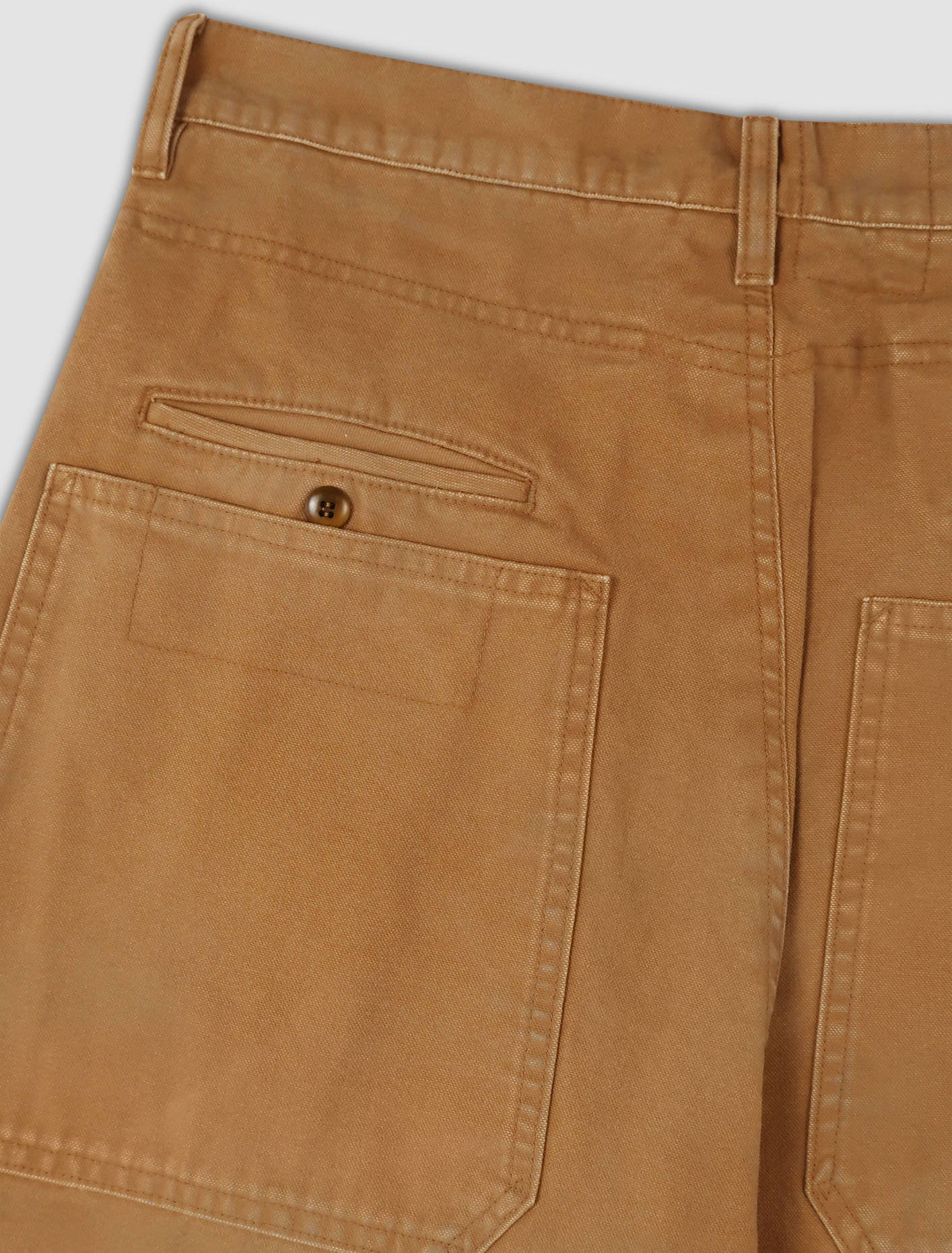 Shop Maison Margiela Shorts In Ochre