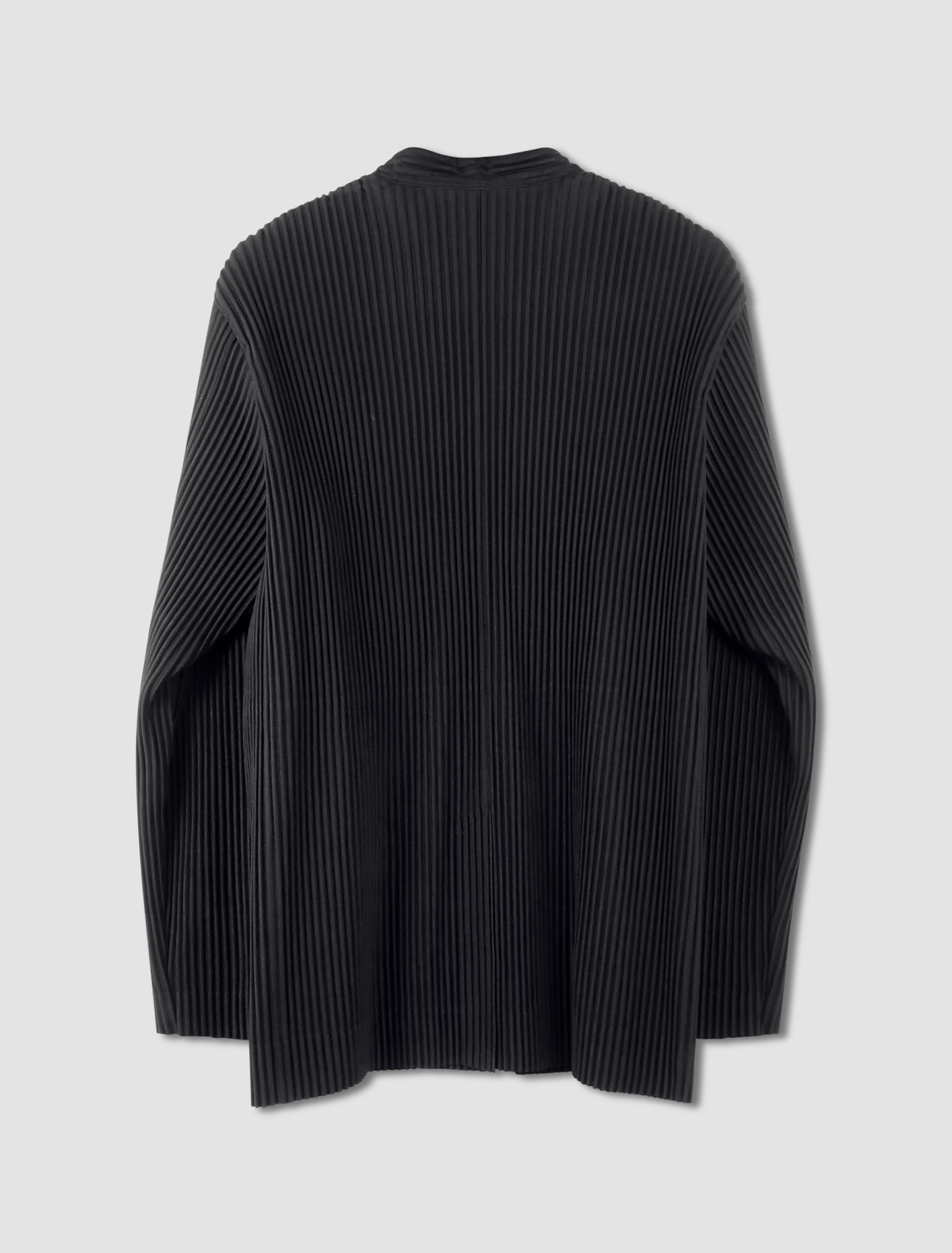 Shop Issey Miyake Blazer Tailored Pleats 1 In Black