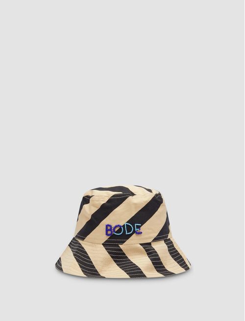 Bucket hat Dominio striped