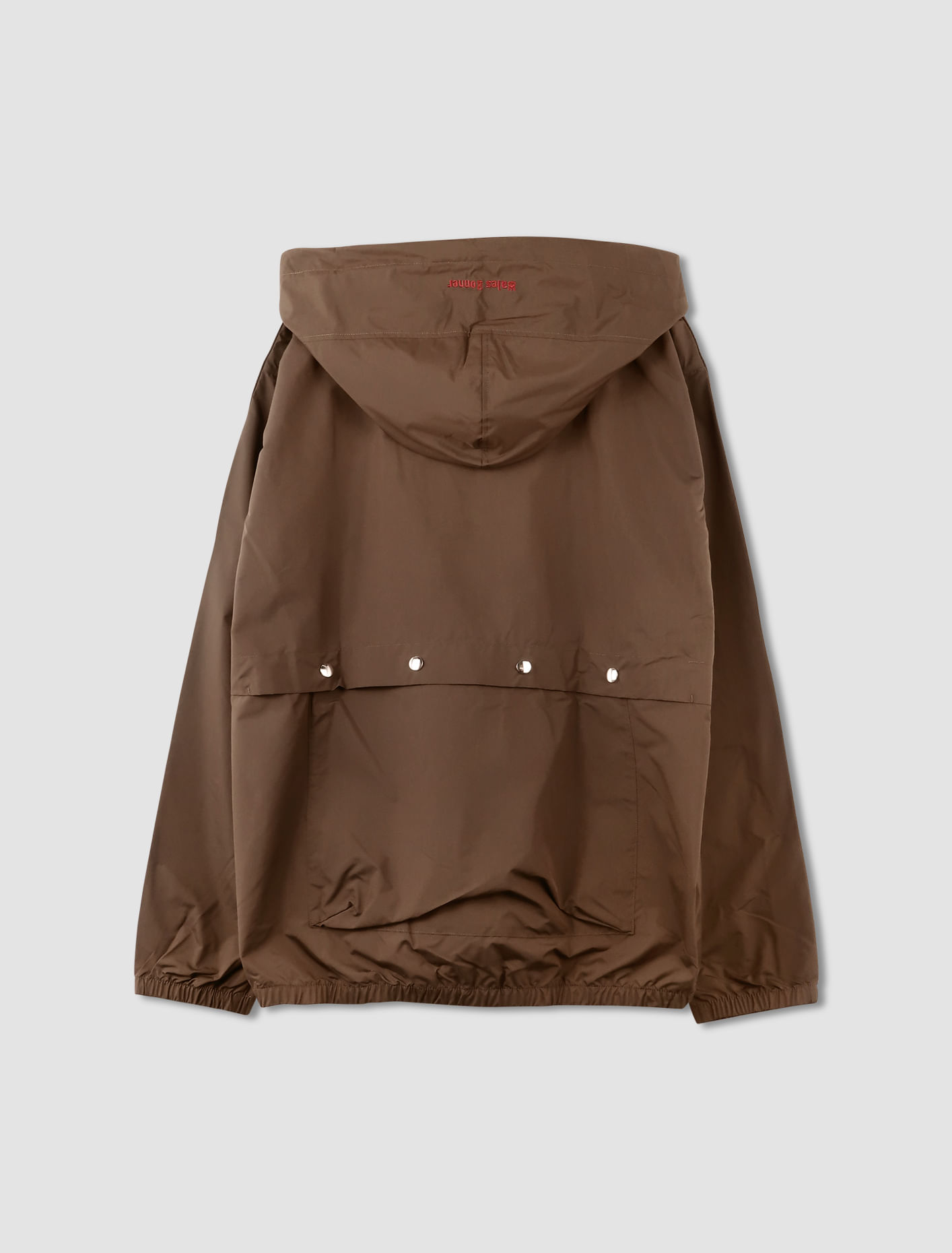 Shop Adidas X Wales Bonner Anorak In Nylon In Night Brown