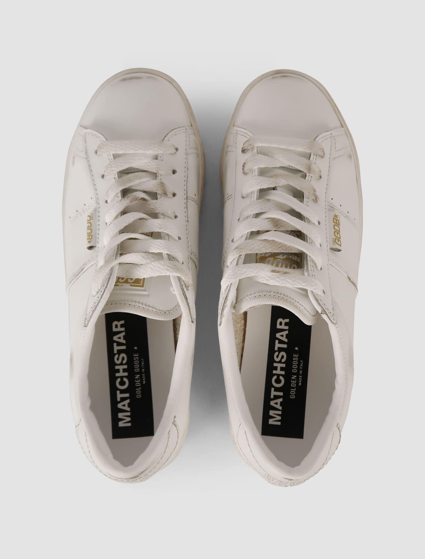 Shop Golden Goose Sneakers Matchstar In Optic White