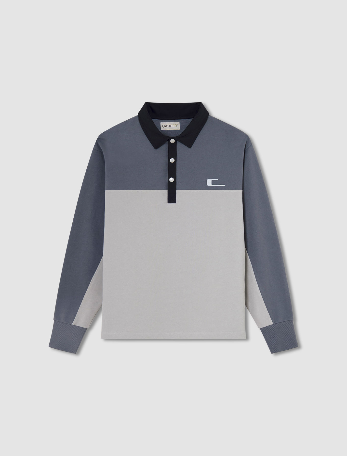 Carrer Polo Val Blocking In Grey & Contrasted Blues