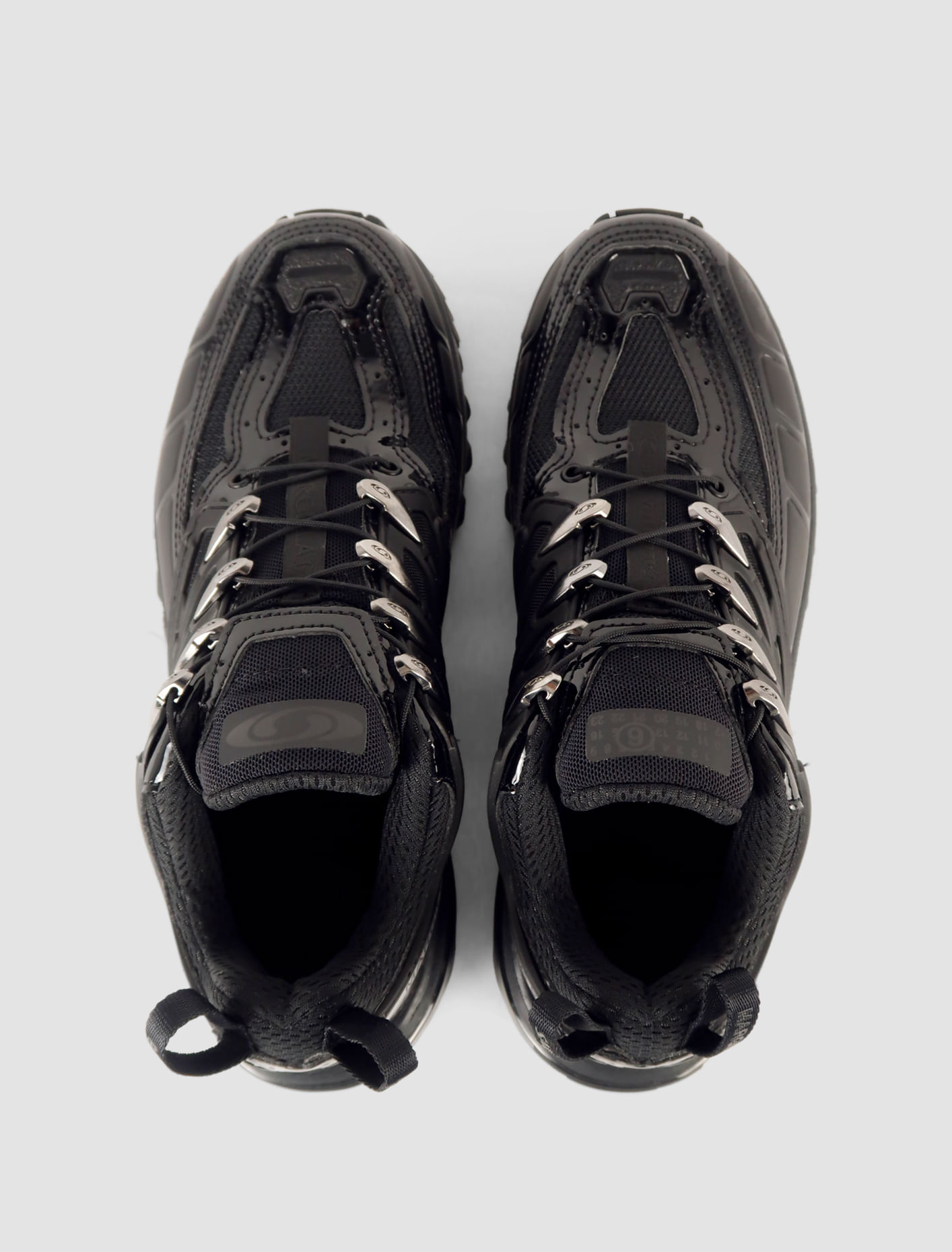 Shop Mm6 X Salomon Sneakers Acs Pro In Black,quiet Shade,black