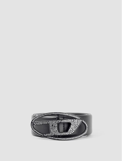 Belt Oval D logo B-1DR rhinestone