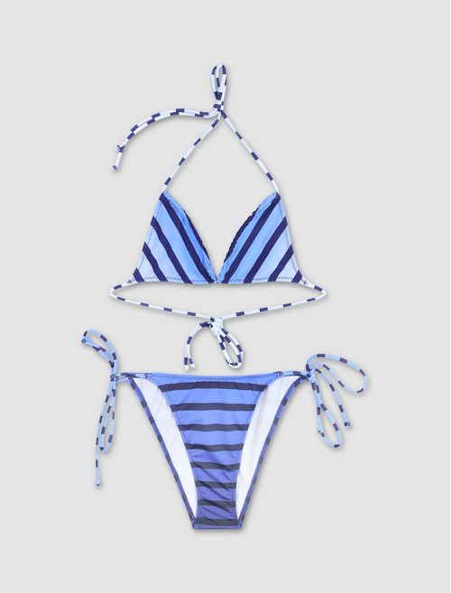 Bikini set stampa "Mariniere degradé"