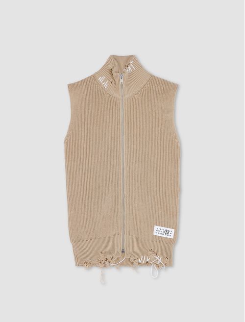 Knitted vest