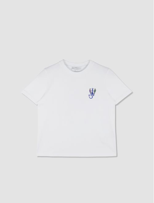 T-shirt with Anchor embroidery and print