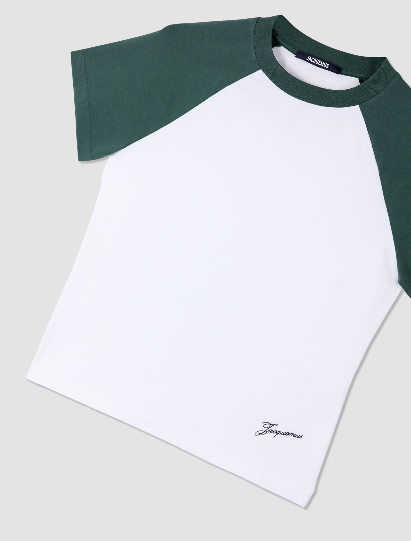 Shop Jacquemus The Mini Baseball T-shirt In Multi-green